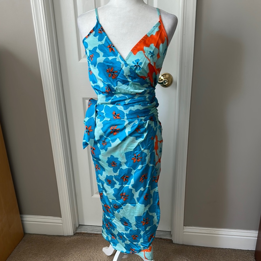 Never fully dressed wrap dress
